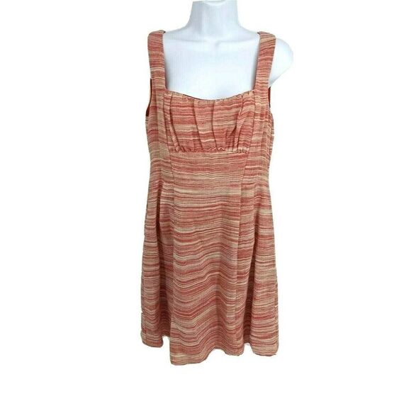 Nanette Lepore "9 to 5" Red Silk Blend Dress - Picture 1 of 9